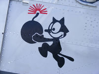 F-BXCP @ EGBT - nose art on Max Holste C1 - by Chris Hall