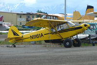 N1161A @ LHD - 1951 Piper PA-18-135, c/n: 18-2691 at Lake Hood - by Terry Fletcher
