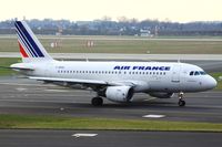 F-GRXC @ EDDL - Air France, Airbus A319-111, CN: 1677 - by Air-Micha