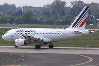 F-GUGD @ EDDL - Air France, Airbus A318-111, CN: 2081 - by Air-Micha