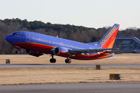 N386SW @ ORF - Southwest Airlines N386SW (FLT SWA439) departing RWY 5 enroute to Jacksonville Int'l (KJAX). - by Dean Heald