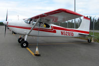 N5281D @ LHD - 1958 Cessna 180A, c/n: 50179 at Lake Hood - by Terry Fletcher