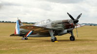 HB-RCF @ EGSU - HB-RCF marked as Morane Saulnier MS.406 at the magnificent Duxford Flying Legends Air Show July 2010
