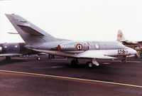 129 @ EGDM - Falcon 10MER of French Aeronavale's 57S on display in the static park at the 1990 Boscombe Down Battle of Britian 50th Anniversary Airshow. - by Peter Nicholson