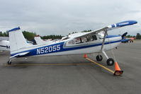 N52055 @ LHD - 1974 Cessna 180J, c/n: 18052467 at Lake Hood - by Terry Fletcher