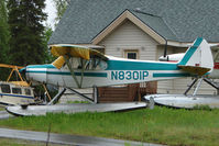 N8301P @ L85 - 1963 Piper PA-18-150, c/n: 18-8040 on the shore of Mackey Lake Soldotna - by Terry Fletcher