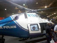N198FB - Phoenix Police helicopter on display at the Airborne Law Enforcement Assocation convention, Tucson Convention Center, Tucson AZ. - by Ehud Gavron