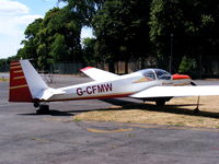 G-CFMW @ EGDD - Scheibe SF-25C Falke, Windrushers Gliding Club - by Chris Hall