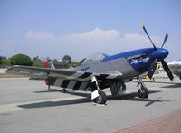 N5460V @ KHHR - California Warbirds P-51D,  44-72192 Little Sandra at the 2004 Air Faire KHHR.