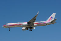 N664AA @ YVR - Landing at YVR, Breast Cancer Awareness ribbon - by metricbolt
