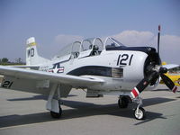 N5015L @ KHHR - North American T-28A Trojan on the ramp at KHHR during the 2004 Air Faire.