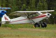 N4KB @ L85 - 1971 Piper PA-18-150, c/n: 18-8950 landstrip near Mackeys Lake Soldotna - by Terry Fletcher