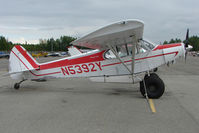 N5392Y @ LHD - 1964 Piper PA-18-150, c/n: 18-8145 at Lake Hood - by Terry Fletcher