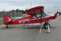 N7391D @ LHD - 1957 Piper PA-18-150, c/n: 18-5756 at Lake Hood - by Terry Fletcher