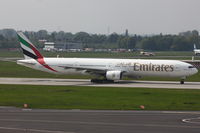 A6-EMS @ EDDL - Emirates, Boeing 777-31H, CN: 29067/408 - by Air-Micha