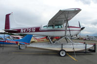 N4761Q @ LHD - 1967 Cessna A185E, c/n: 185-1226 at Lake Hood - by Terry Fletcher