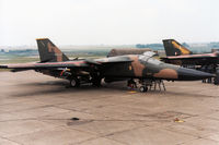 70-2396 @ EGDM - F-111F, callsign Topcat 31, of 493rd Tactical Fighter Squadron/48th Tactical Fighter Wing on the flight-line at the 1990 Boscombe Down Battle of Britain 50th Anniversary Airshow. - by Peter Nicholson