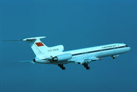 CCCP-85626 @ LMML - Tu154 of Aeroflot airborne departing 14. - by raymond