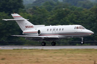 N156NS @ ORF - Norfolk Southern Railway Company's 2004 Raytheon Hawker 800XP N156NS returns home on RWY 23.