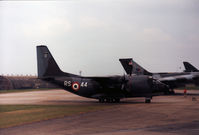 MM62129 @ EGDM - Another view of the RSV G.222TCM on the flight-line at the 1990 Boscombe Down Battle of Britain 50th Anniversary Airshow. - by Peter Nicholson