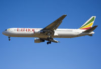 ET-AMF @ EBBR - East African visitor, on short final rwy 25R. Morning light. - by Philippe Bleus
