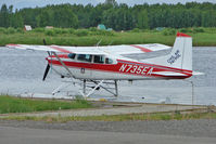 N735EA @ LHD - 1985 Cessna A185F, c/n: 18504442 at Lake Hood