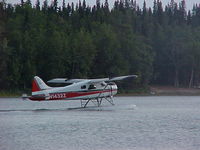 N1432Z @ 2R3 - Summit Leasing/Alaska West Air, Dehavilland BEAVER U-6A departing Island Lake (2R3). - by Mark Kalfas