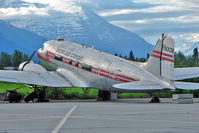 N50CM @ PAAQ - DC-3 at Palmer - by Terry Fletcher