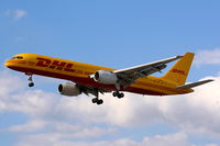 D-ALEA @ EGLL - EAT - European Air Transport  operating for DHL Express - by Chris Hall