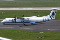 G-ECOC @ EDDL - flybe, De Havilland Canada DHC-8-402Q Dash 8, CN: 4197 - by Air-Micha