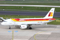 EC-KUB @ EDDL - Iberia, Airbus A319-111, CN: 3651 - by Air-Micha