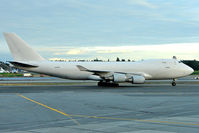 B-18722 @ PANC - China Airlines Cargo all white 2006 Boeing 747-409F(SCD), c/n: 34265 at Anchorage - by Terry Fletcher