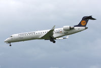 D-ACPE @ EGNT - Canadair CL-600-2C10 Regional Jet on finals to 25 at Newcastle Airport in June 2010. - by Malcolm Clarke