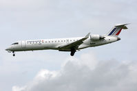 F-GRZA @ EGNT - Canadair CL-600-2C10 Regional Jet on finals to 25 at Newcastle Airport in June 2010. - by Malcolm Clarke