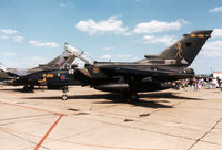 ZA591 @ MHZ - Tornado GR.1 of 16 Squadron in 75th Anniversary markings on display at the 1990 RAF Mildenhall Air Fete. - by Peter Nicholson