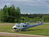 N72171 @ PASX - Bell UH-1H, N72171 at a pad north of PASX.
