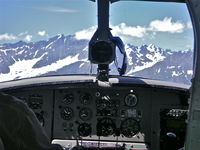 N87AW @ 2R3 - Alaska West Air Dehavilland DHC-3, N87AW on approach to Wolverine Creek, AK from 2R3 (Island Lake-Kenai, AK).