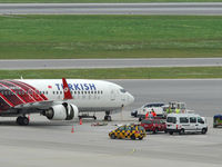 TC-JFV @ VIE - Plane los parts of the cowling of engine No 2 at landing! - by P. Radosta - www.austrianwings.info