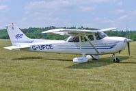 G-UFCE @ EGTB - 2003 Cessna CESSNA 172S, c/n: 172S9305 visitor to AeroExpo 2010 - by Terry Fletcher