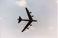 59-2585 @ MHZ - B-52G, callsign Moose 25, of 69th Bomb Squadron/42nd Bomb Wing on a fly-past at the 1990 RAF Mildenhall Air Fete. - by Peter Nicholson