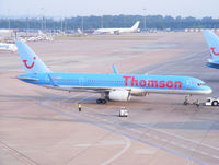 G-CPEV @ EGCC - Thomson - by Chris Hall