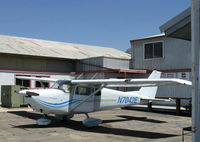 N7042E @ SZP - 1960 Cessna 175A SKYLARK, Continental GO-300-E 175 Hp, geared engine with deeper cowl than a C172. - by Doug Robertson