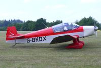 G-BKDX @ EGTB - 1960 Societe Aeronautique Normande JODEL DR1050, c/n: 55 visitor to AeroExpo 2010 - by Terry Fletcher