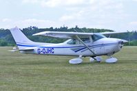 G-OJHC @ EGTB - 1976 Cessna CESSNA 182P, c/n: 182-64535 a visitor to AeroExpo 2010 - by Terry Fletcher