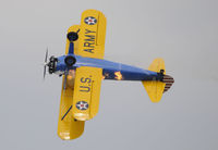 N49739 @ KSTC - PERFORMING AT GREAT MINNESOTA AIR SHOW, NOTE THE RAW FUEL BURNING ALONG THE SIDE OF THE AIRCRAFT