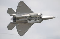 08-4157 @ KSTC - F-22 at the Great Minnesota Air Show - by Todd Royer