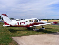 G-BSCY @ EGBW - Take Flight Aviation Ltd - by Chris Hall