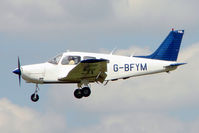 G-BFYM @ EGTB - 1978 Piper PIPER PA-28-161, c/n: 28-7816586 visitor to AeroExpo 2010 - by Terry Fletcher