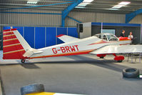 G-BRWT @ EGTB - 1984 Cessna 425, c/n: 425-0194 at Booker - by Terry Fletcher