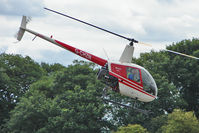 G-CHZN @ EGBM - 1988 Robinson Helicopter Co Inc ROBINSON R22 BETA, c/n: 0884 at Tatenhill - by Terry Fletcher
